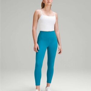 Lululemon Wunder Train HR 25” Pockets Hawaiian Blue 8 NWT